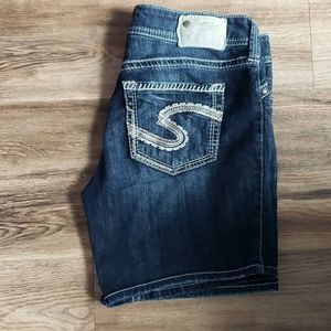 Women's sz 30 silver shorts